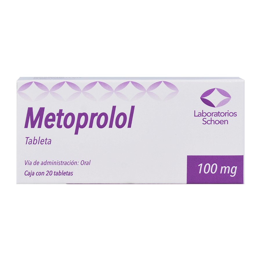 METOPROLOL 100MG 20TABS