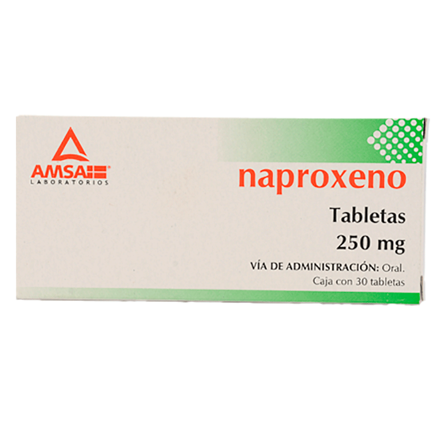 NAPROXENO 250MG 30TABS