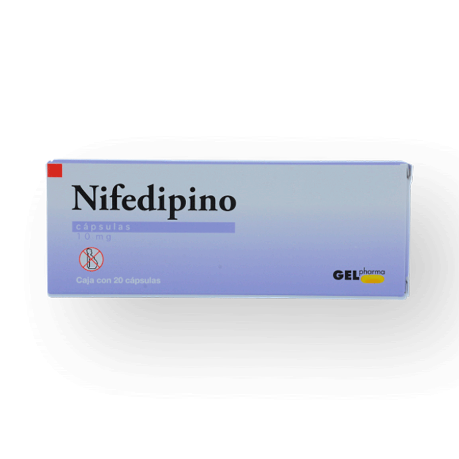 NIFEDIPINO 10MG 20TABS