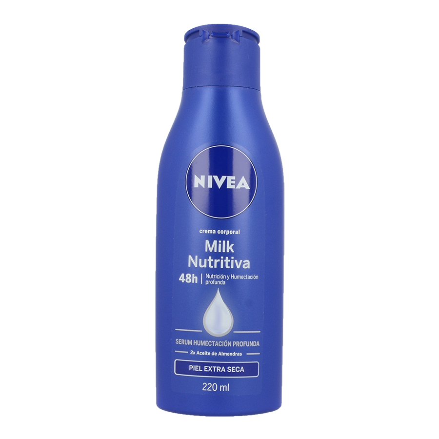 NIVEA MILK NUTRIVA EXTRASECA 220ML CREMA