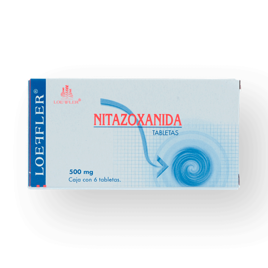 NITAZOXANIDA 500MG 6TABS