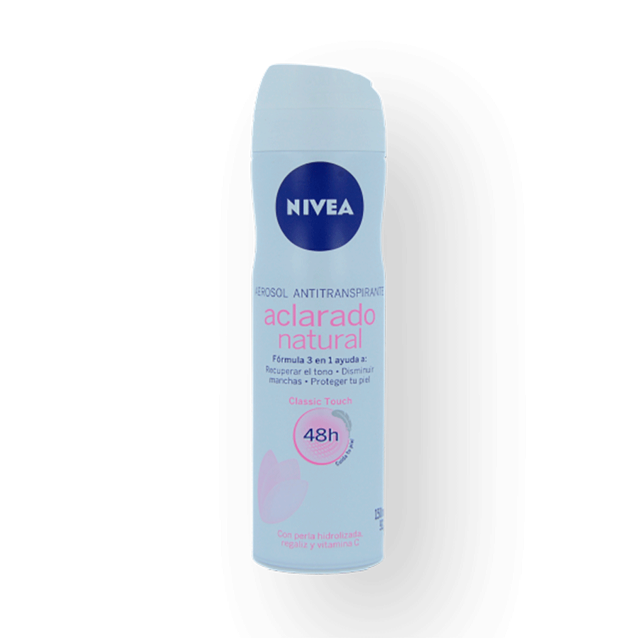 NIVEA DEO ACLARADO NATURAL AEROSOL 150ML