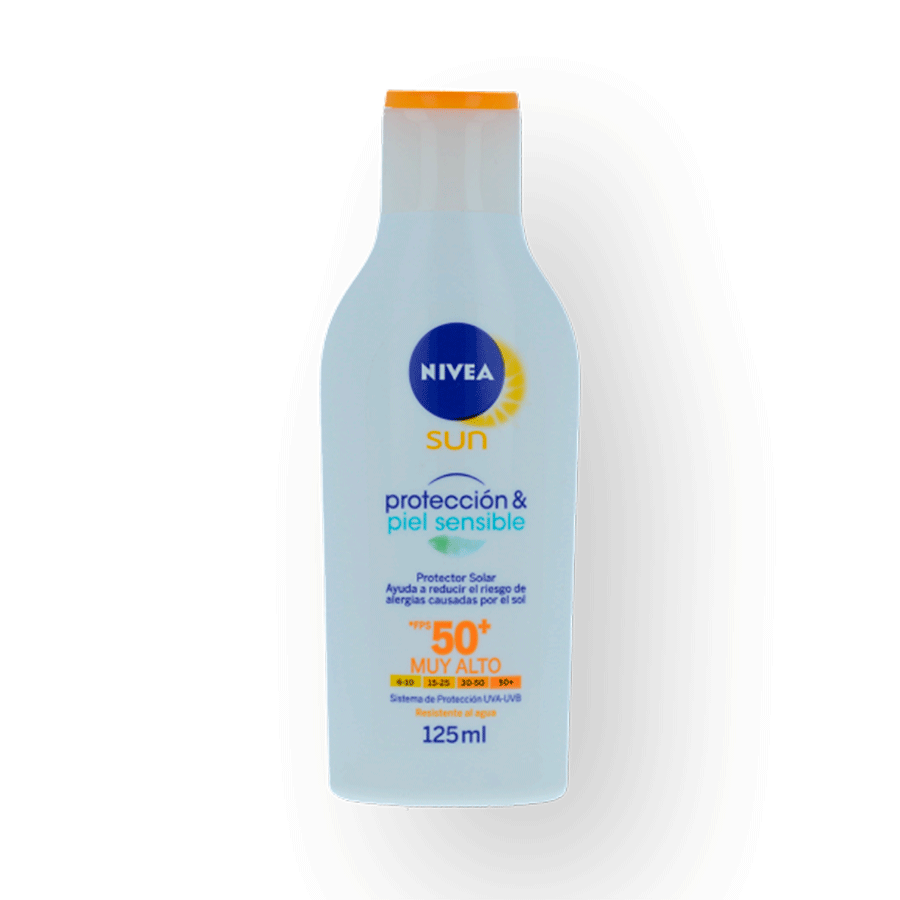 NIVEA SUN PIEL SENS FPS 50+ 125 ML