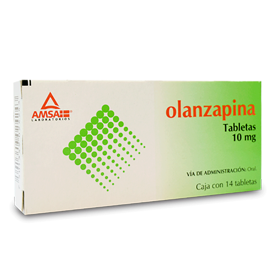 OLANZAPINA 10MG 14TABS