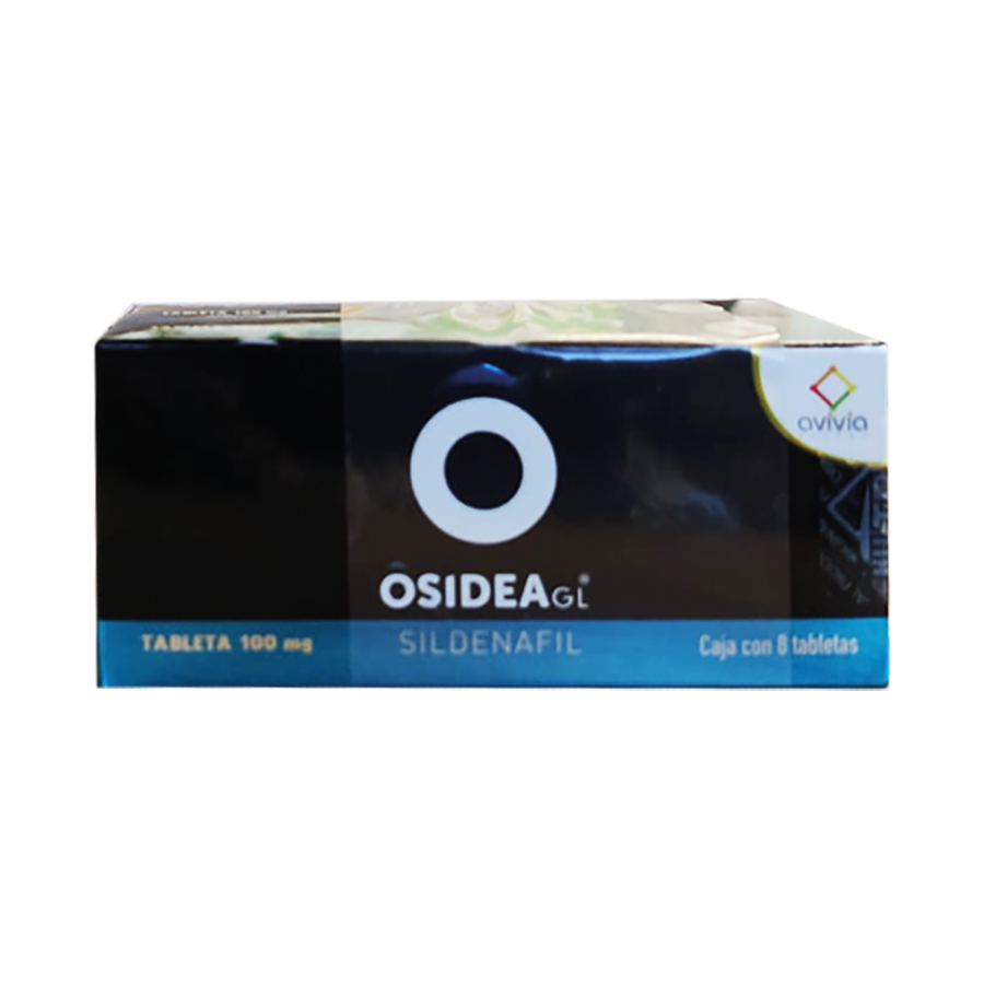 OSIDEA TABLETAS 2X1 100 MG C/8 2 PIEZAS