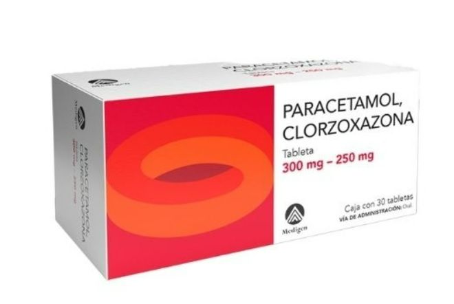 PARACETAMOL/CLORZOXAZONA 300MG/250MG 30TABS