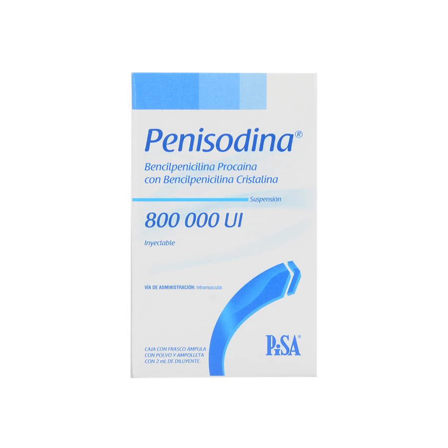 PENISODINA (800,000U/2ML) SUSP 1AMP