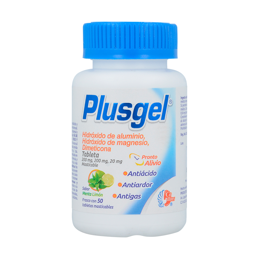 PLUSGEL (200MG/200MG/20MG) 50TABS