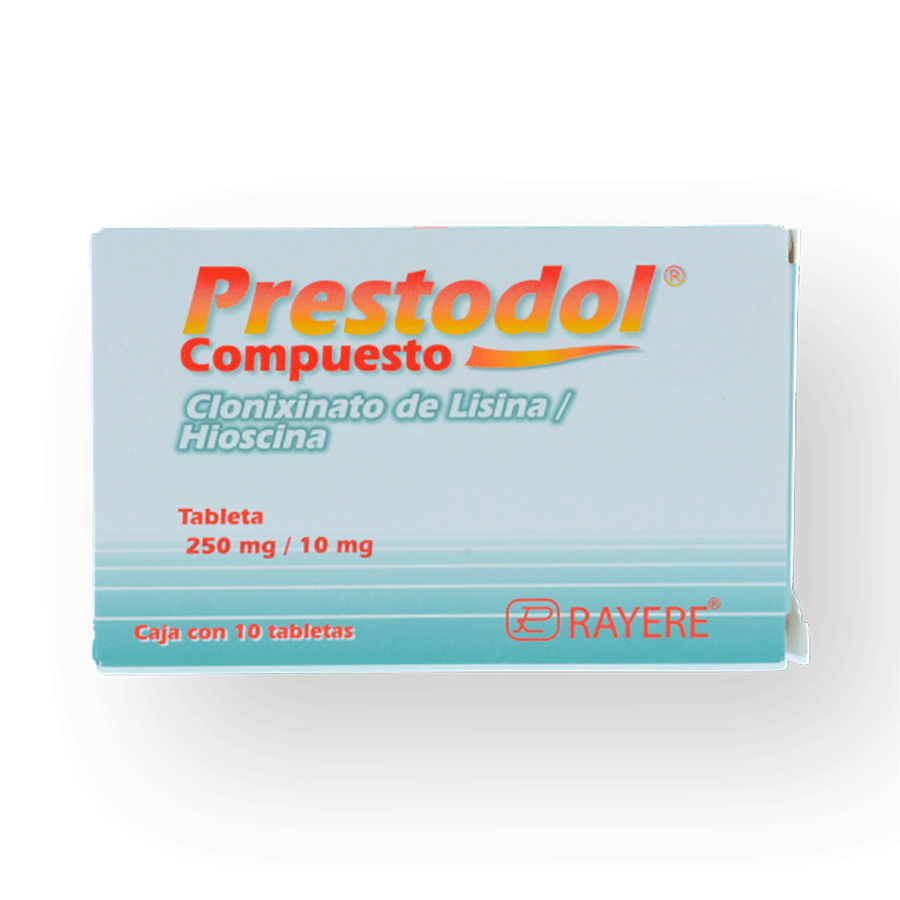 PRESTODOL COMPUESTO 250MG/10MG 10TABS