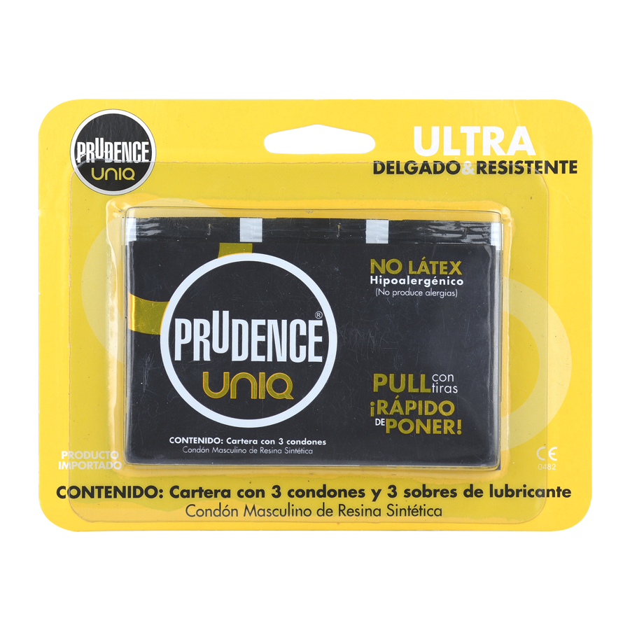 PRUDENCE UNIQ 3 CONDONES