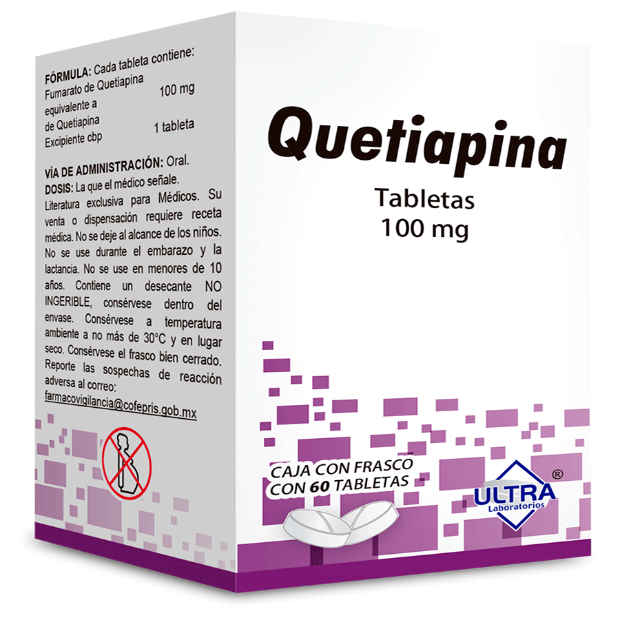 QUETIAPINA 100MG 60TABS