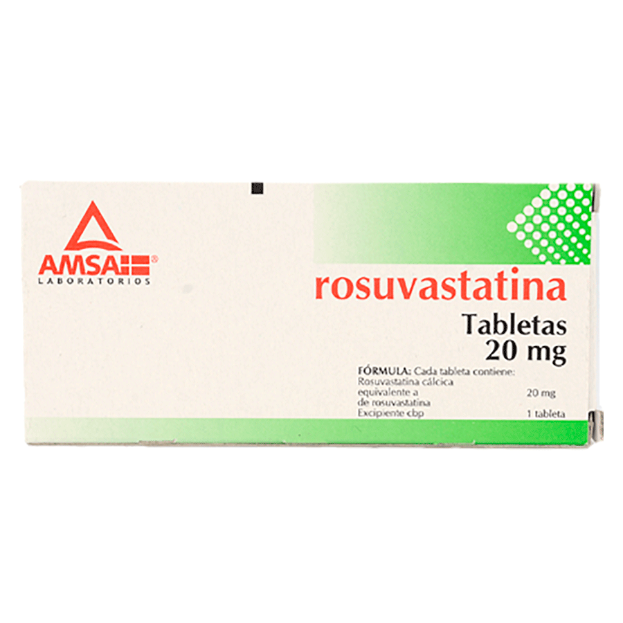 ROSUVASTATINA 20MG 15TABS