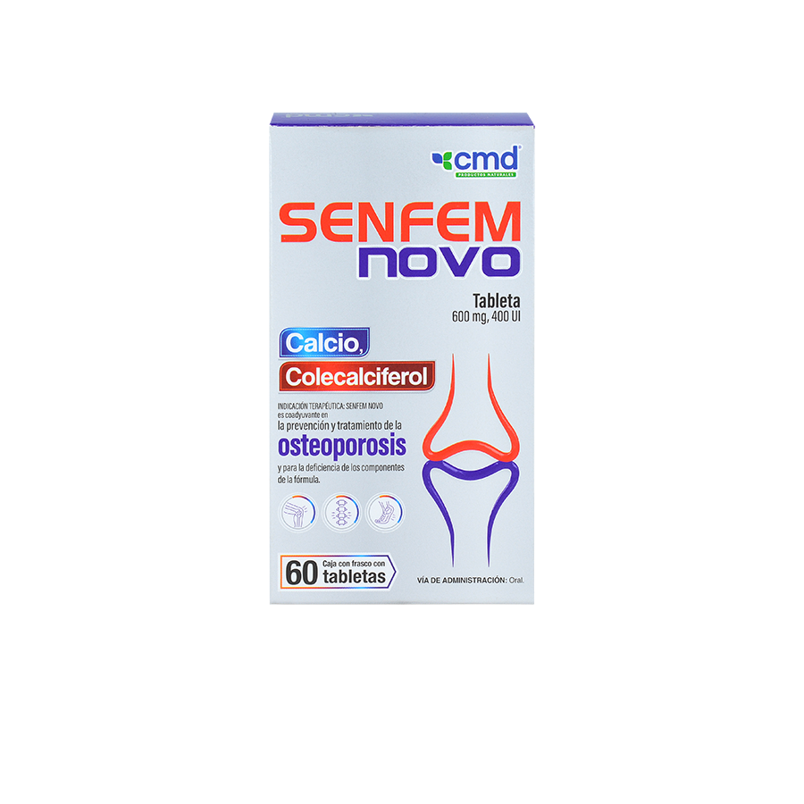 SENFEM NOVO (600MG/400UI) 60TABS