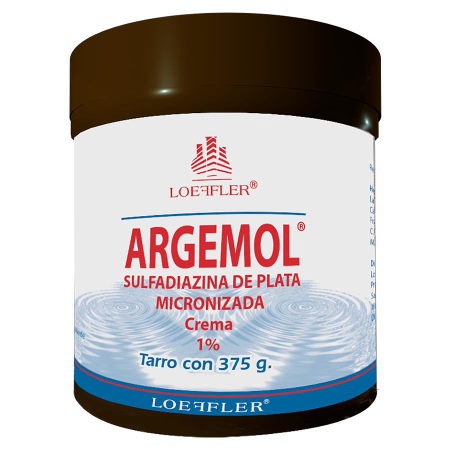 ARGEMOL SULFADIAZINA DE PLATA 375 GRAMOS