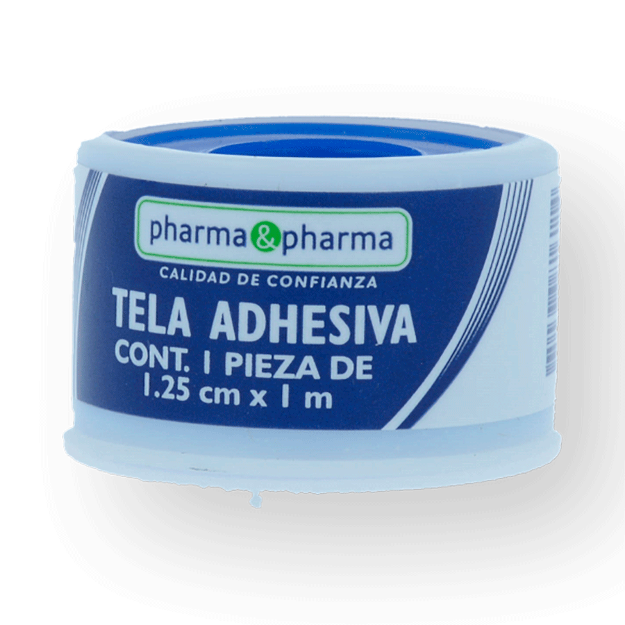 TELA ADHESIVA 1.25CMX1M 1PZA