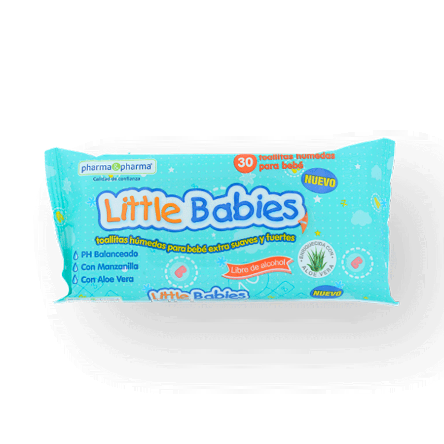 TOALLITAS DE BEBE PAQUETE (PYP) 30PZAS