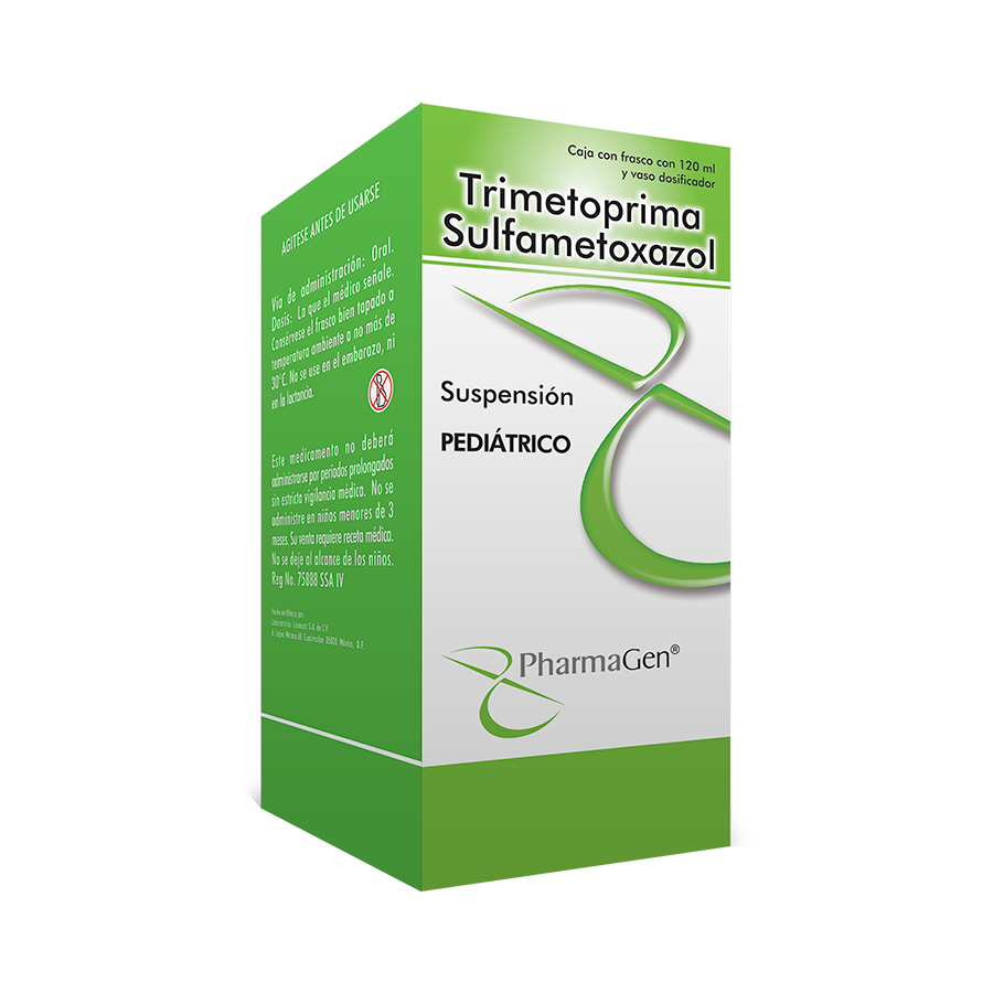 TRIMETOPRIMA/SULFAMETOXAZOL 40MG/200MG/5ML PEDIATRICO 120ML SUSP