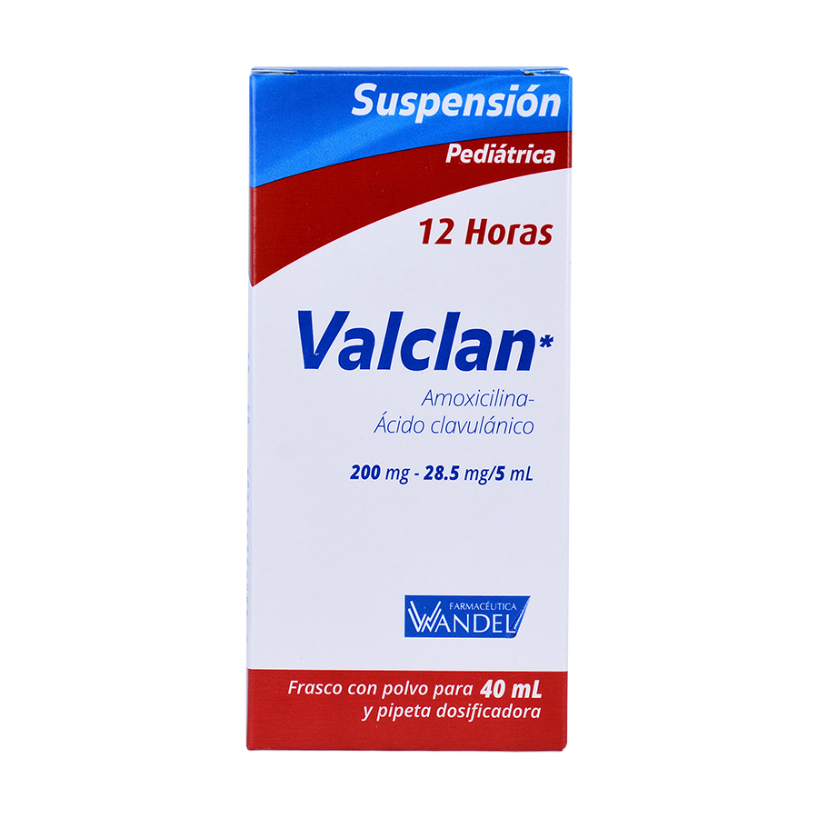 VALCLAN PEDIATRICO (200MG/28.5MG/5ML) 40ML SUSP