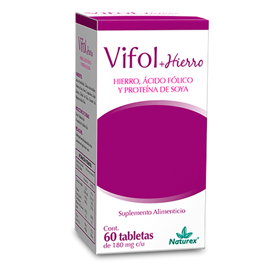 VIFOL+HIERRO 180MG 60 TABS