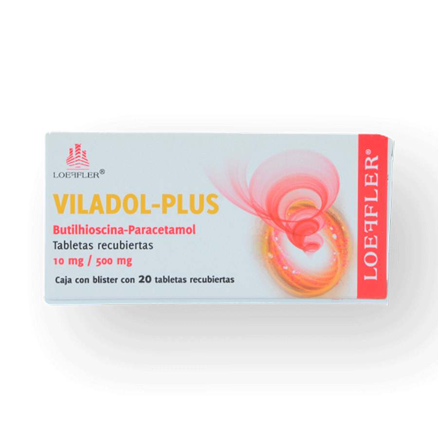 VILADOL PLUS (10MG/500MG) 20TABS